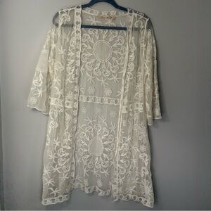 Soft Surroundings Lace Cardigan